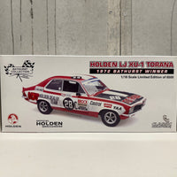 1972 Bathurst Winner Peter Brock - Holden LJ Torana GTR XU-1 - 1:18 Scale Diecast Model