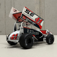 DOMINIC SCELZI - 2024 #41 SE INC. SPRINT CAR - TEAM EXCLUSIVE - 1:18 SCALE DIECAST MODEL - ACME