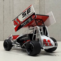 DOMINIC SCELZI - 2024 #41 SE INC. SPRINT CAR - TEAM EXCLUSIVE - 1:18 SCALE DIECAST MODEL - ACME
