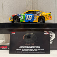 KYLE BUSCH 2021 M&M'S MESSAGES-AWESOME - 1:24 SCALE ELITE DIECAST MODEL