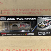 SHANE VAN GISBERGEN 2025 WEATHERTECH CHICAGO RACED WIN 1:24 SCALE AUTOGRAPHED ARC DIECAST