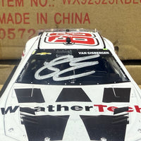 SHANE VAN GISBERGEN 2025 WEATHERTECH CHICAGO RACED WIN 1:24 SCALE AUTOGRAPHED ARC DIECAST