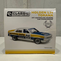 1977 PETER BROCK ATCC - HOLDEN LH L34 TORANA - 1:18 SCALE DIECAST MODEL