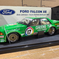 1983 BATHURST - DICK JOHNSON/ KEVIN BARTLET - GREENS TUF FORD XE FALCON - 1:18 SCALE DIECAST MODEL - AUTOart