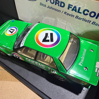 1983 BATHURST - DICK JOHNSON/ KEVIN BARTLET - GREENS TUF FORD XE FALCON - 1:18 SCALE DIECAST MODEL - AUTOart