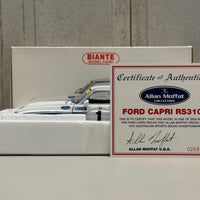 1975 ALLAN MOFFAT - FORD CAPRI RS 3100 - AUSTRALIAN SPORTS SEDAN - 1:18 SCALE DIECAST MODEL - AUTOart