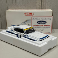 1975 ALLAN MOFFAT - FORD CAPRI RS 3100 - AUSTRALIAN SPORTS SEDAN - 1:18 SCALE DIECAST MODEL - AUTOart