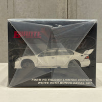 FORD FG FALCON LIMITED EDITION - WHITE WITH BONUS DECAL SET - 1:18 SCALE DIECAST MODEL - BIANTE