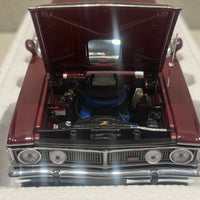 FORD XY FALCON GTHO PHASE III - VINTAGE BURGUNDY/GOLD SIDE STRIPES - 1:18 SCALE DIECAST MODEL - AUTOart