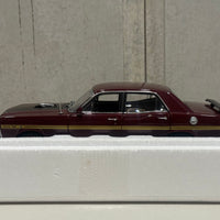 FORD XY FALCON GTHO PHASE III - VINTAGE BURGUNDY/GOLD SIDE STRIPES - 1:18 SCALE DIECAST MODEL - AUTOart