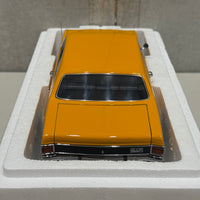 HG MONARO 70 GTS 350 - INDY ORANGE - W/CERTIFICATE - 1:18 SCALE DIECAST MODEL - AUTOart