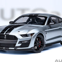 FORD MUSTANG SHELBY GT500 (ICONIC SILVER) - 1:18 SCALE MODEL - AUTOart