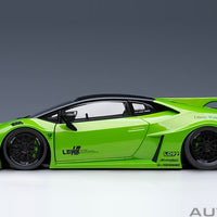 Lamborghini Huracan GT Liberty Walk LB Silhouette - Green - 1:18 Scale Model - AUTOart