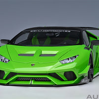 Lamborghini Huracan GT Liberty Walk LB Silhouette - Green - 1:18 Scale Model - AUTOart