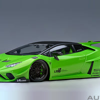 Lamborghini Huracan GT Liberty Walk LB Silhouette - Green - 1:18 Scale Model - AUTOart