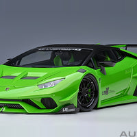 Lamborghini Huracan GT Liberty Walk LB Silhouette - Green - 1:18 Scale Model - AUTOart