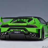 Lamborghini Huracan GT Liberty Walk LB Silhouette - Green - 1:18 Scale Model - AUTOart