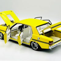 FORD XY FALCON STREET MACHINE “HAZRD” NEON YELLOW - 1:18 SCALE DIECAST MODEL - AUTOart