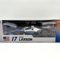 Kyle Larson #17 2025 HendrickCars.com - NTT IndyCar Series 1:18 Scale IndyCar Diecast Model - IXO America