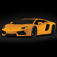 LAMBORGHINI AVENTADOR LP720-4 - GIALLO ORION (YELLOW) - 1:8 SCALE DIECAST MODEL KIT - POCHER