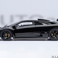 LAMBORGHINI DIABLO GTR (DEEP BLACK) - 1:18 SCALE MODEL - AUTOart
