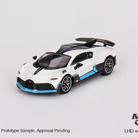 Bugatti Divo White - 1:64 Scale Diecast Model - Mini GT