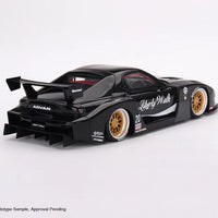 MAZDA RX-7 LB SUPER SILHOUETTE - LIBERTY WALK BLACK - 1:18 SCALE MODEL - TOP SPEED