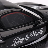 MAZDA RX-7 LB SUPER SILHOUETTE - LIBERTY WALK BLACK - 1:18 SCALE MODEL - TOP SPEED