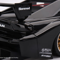 MAZDA RX-7 LB SUPER SILHOUETTE - LIBERTY WALK BLACK - 1:18 SCALE MODEL - TOP SPEED