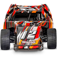 TRAXXAS - SLASH MODIFIED - DIRT OVAL RACER - ORANGE - 1:10 SCALE