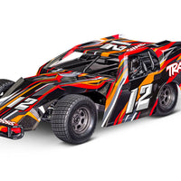 TRAXXAS - SLASH MODIFIED - DIRT OVAL RACER - ORANGE - 1:10 SCALE
