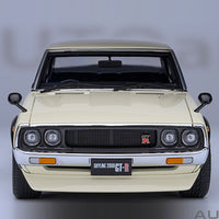 NISSAN SKYLINE 2000 GT-R (KPGC110) TUNED VERSION (WHITE) - 1:18 SCALE MODEL - AUTOart