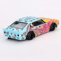 NISSAN SKYLINE (C110) “KENMERI” LIBERTY WALK LBWK - 1:64 SCALE DIECAST MODEL - MINI GT
