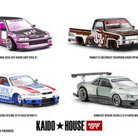 *PRE-ORDER* NISSAN SILVIA S13-R KAIDO WORKS V1 - 1:64 SCALE DIECAST MODEL - MINI GT