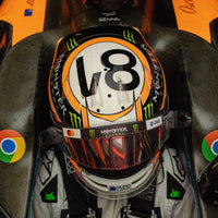 OSCAR PIASTRI - 2025 MONACO GP - McLAREN FORMULA 1 TEAM - 1:5 SCALE HELMET - SPARK