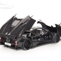*PRE-ORDER* PAGANI ZONDA F - 2015 - GLOSS CARBON BLACK - 1:18 SCALE DIECAST MODEL - ALMOST REAL