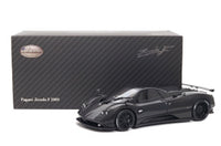 *PRE-ORDER* PAGANI ZONDA F - 2015 - GLOSS CARBON BLACK - 1:18 SCALE DIECAST MODEL - ALMOST REAL