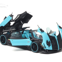 *PRE-ORDER* PAGANI ZONDA UNO - LIGHT BLUE - 1:18 SCALE DIECAST MODEL - ALMOST REAL