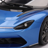 AUTOMOBILI PININFARINA BATTISTA - GENEVA WORLD PREMIERE - 2019 EDITION ICONICA BLUE - 1:18 SCALE MODEL - TOP SPEED