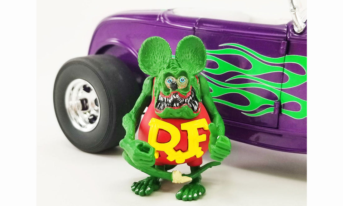 *PRE-ORDER* RAT FINK FIGURE - RED SHIRT - 1:18 SCALE - ACME