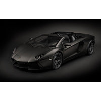 POCHER LAMBORGHINI AVENTADOR LP700-4 ROADSTER NERO NEMESIS - 1:8 SCALE DIECAST MODEL