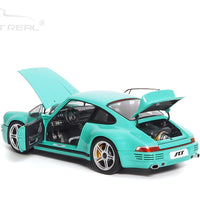*PRE-ORDER* RUF SCR - 2018 - MINT GREEN - PORSCHE - 1:18 SCALE DIECAST MODEL - ALMOST REAL