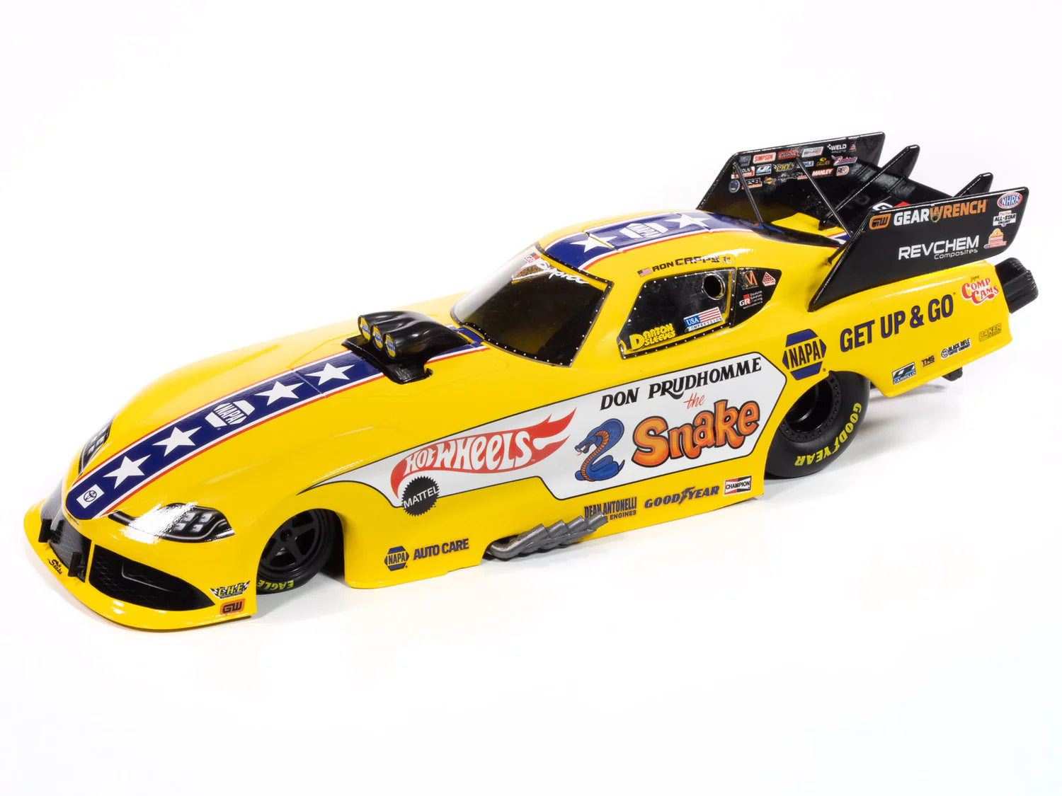 Ron Capps 2023 Hot Wheels/Snake Funny Car 1:24 Scale NHRA Diecast - Au Ron Capps 2023 Hot Wheels/Snake Funny Car 1:24 Scale NHRA Diecast - Au