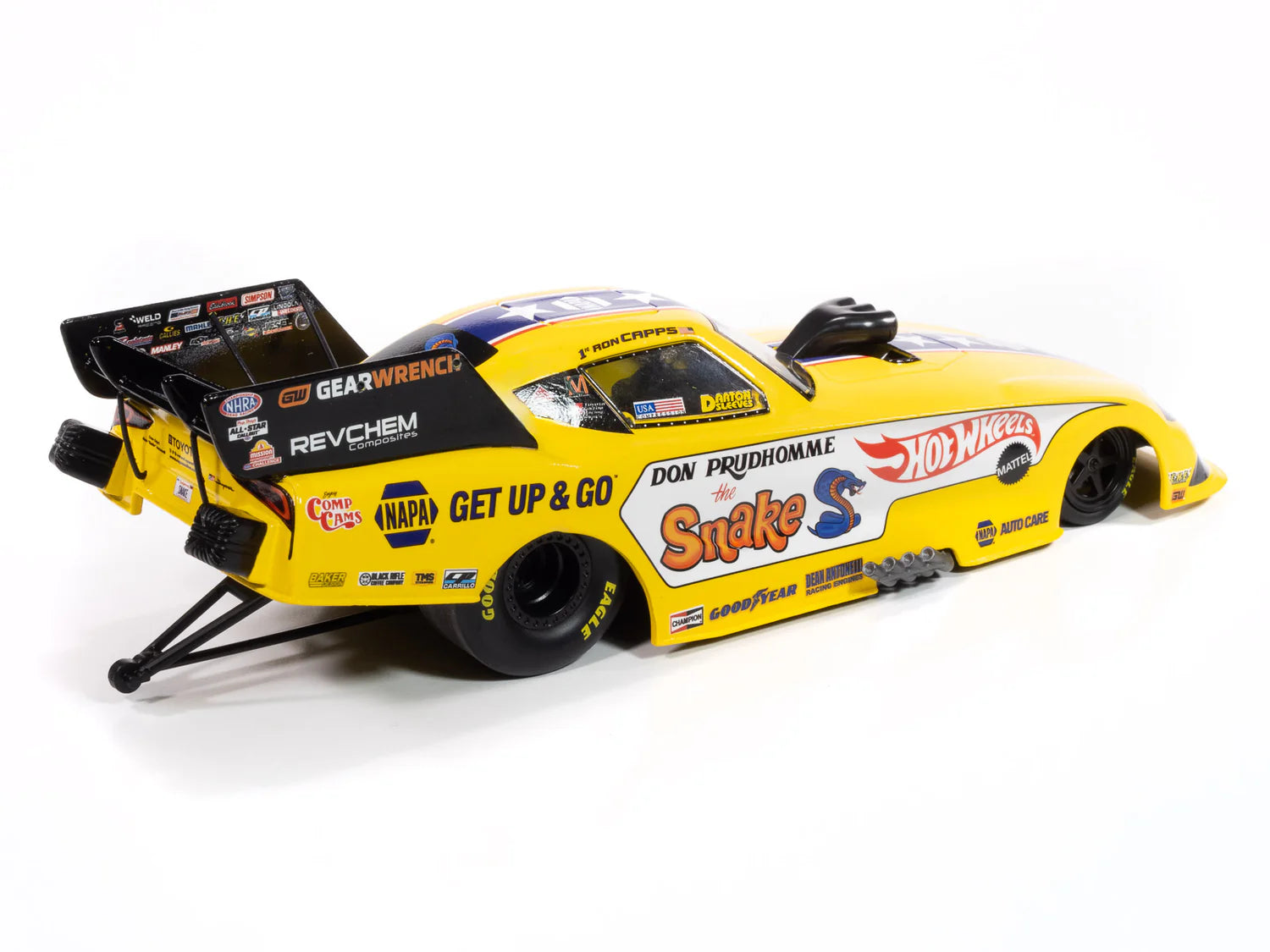Ron Capps 2023 Hot Wheels/Snake Funny Car 1:24 Scale NHRA Diecast