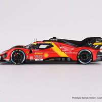 Ferrari 499P Team AF Corse 2023 - no.50 WEC 1000 Miles of Sebring 3rd Place - 1:43 Scale Model - BBR