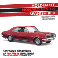 *PRE-ORDER* Holden HT Monaro GTS 350 Spanish Red - 1:18 Scale Diecast Model