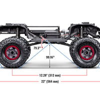 TRAXXAS - TRX4 SPORT - 4X4 HIGH TRAIL EDITION - GRAY - 1:10 SCALE