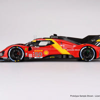 2023 WEC 1000 Miles of Sebring 3rd Place - #50 Ferrari 499P - 1:18 Scale Model - BBR
