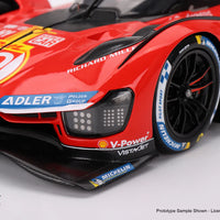 2023 WEC 1000 Miles of Sebring 3rd Place - #50 Ferrari 499P - 1:18 Scale Model - BBR