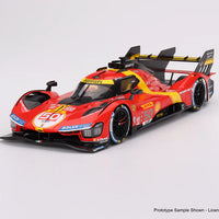 2023 WEC 1000 Miles of Sebring 3rd Place - #50 Ferrari 499P - 1:18 Scale Model - BBR